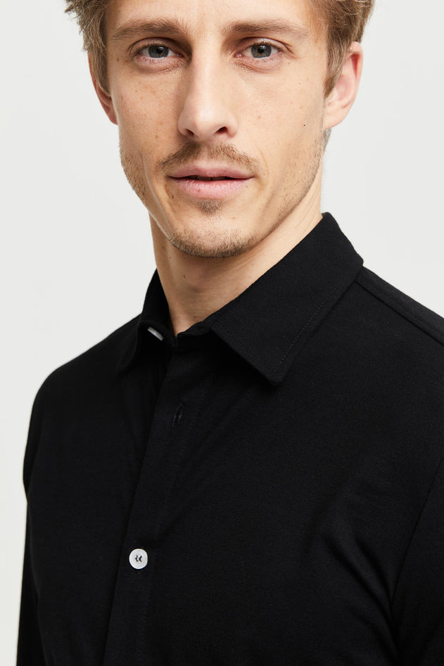 Hemmo Bamboo Jersey Shirt Black