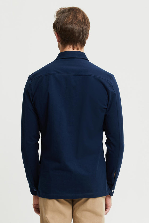 Hemmo Organic Cotton Jersey Shirt Blue