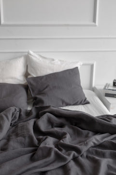 Linen Pillowcase Charcoal