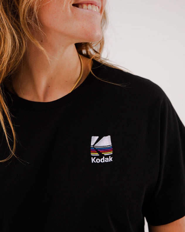 Kodak Color Oversized T-Shirt Black