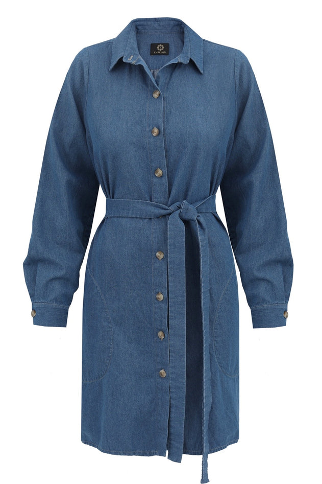 Denim Shirt Dress