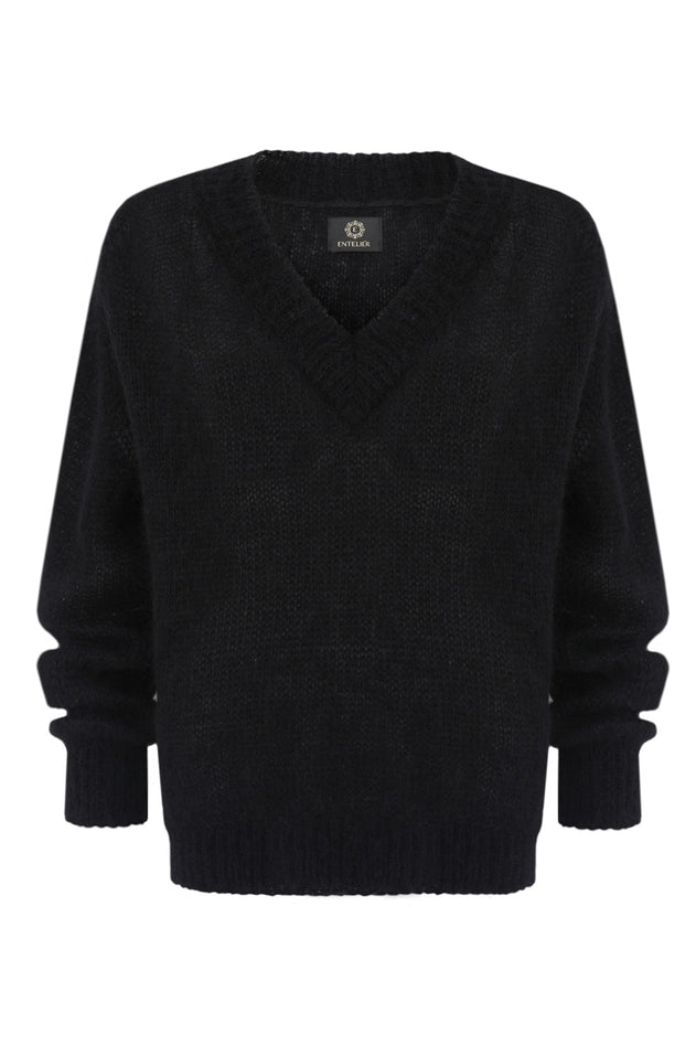 Black Mohair Sweater