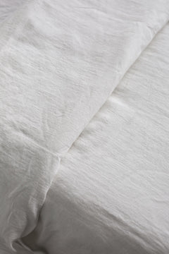 Linen Duvet Cover White