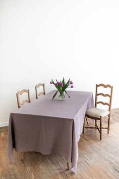 Linen Tablecloth Dusty Lavender