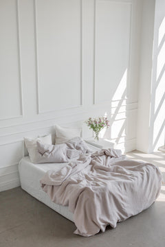 Linen Bedding Set Cream