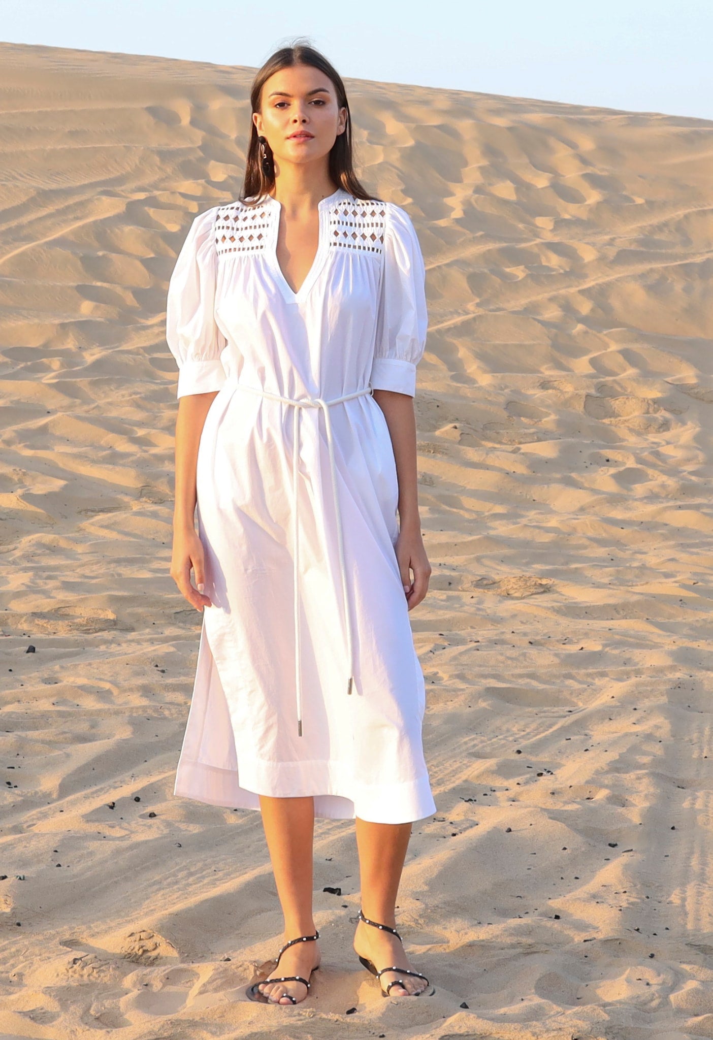 Lyla Fabric Origami Yoke Deco Dress