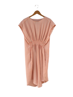Alcea Dress Organic Stripes Jacquard