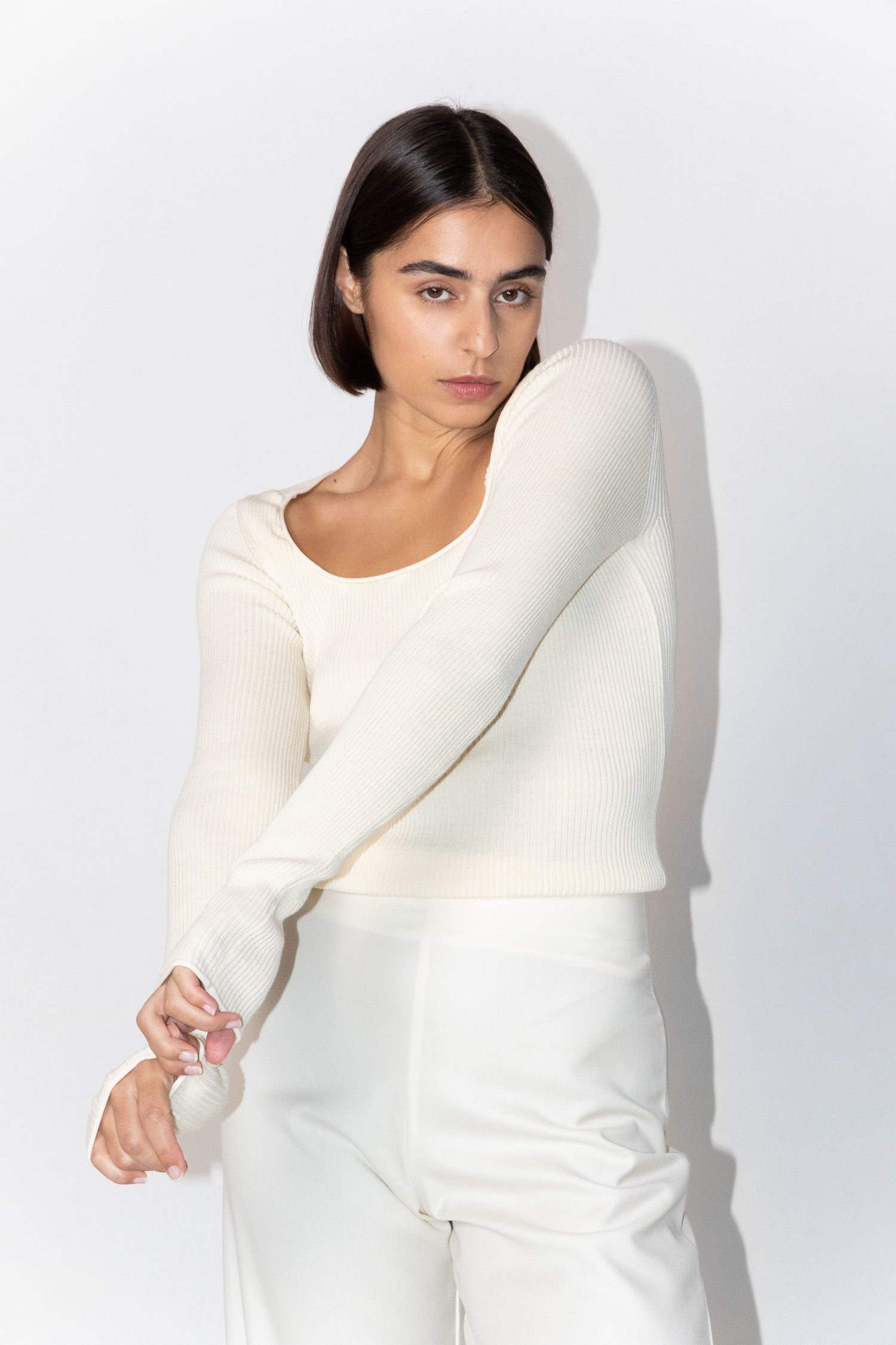 Scoop Shirt Cream