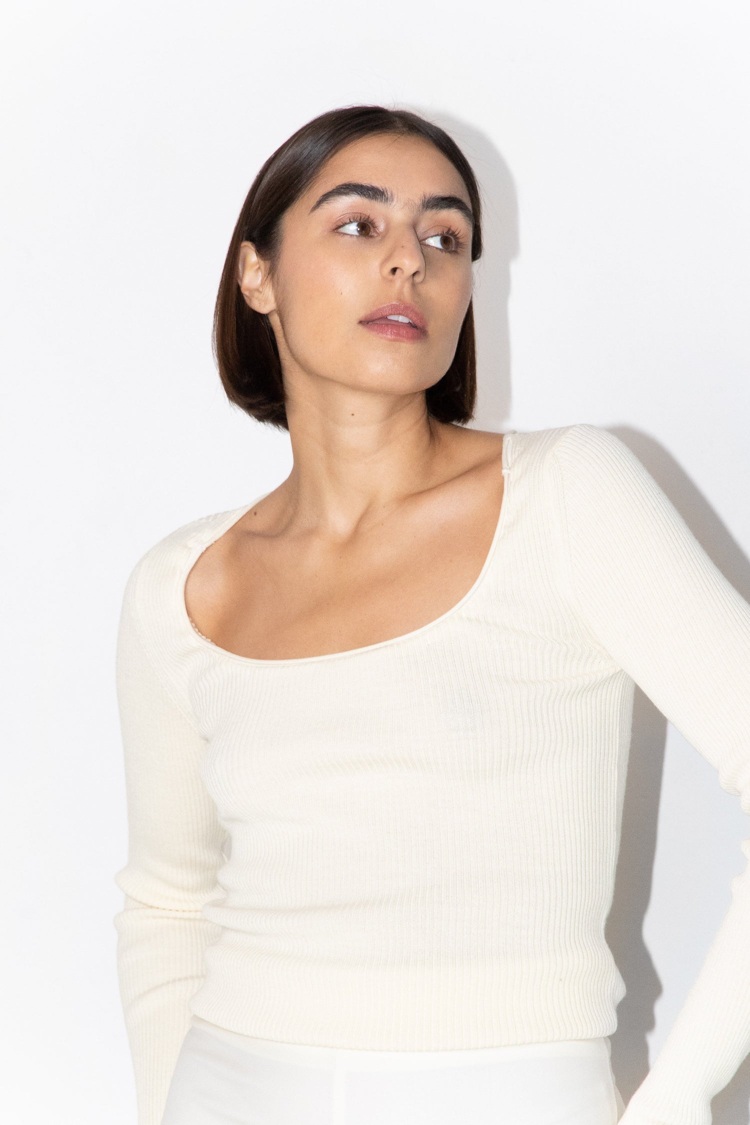 Scoop Shirt Cream