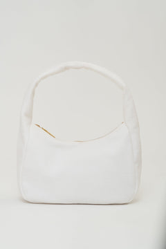 Pillow Shoulder Bag Mini White
