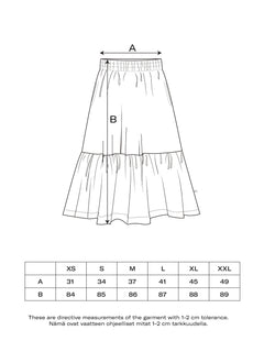 Women's Peach Botania Muslin Skirt
