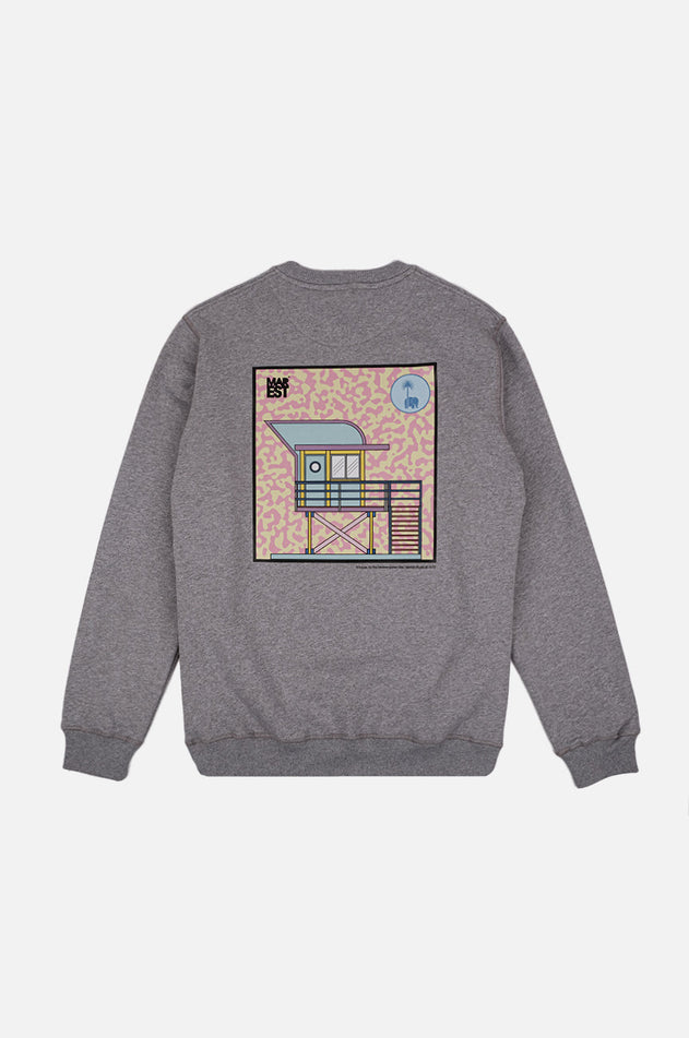 Antonyo Marest x Trendsplant Art Hut Sweater Sport Grey