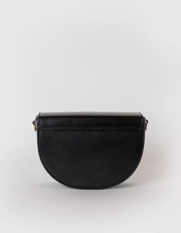 Ava Black Classic Leather Bag