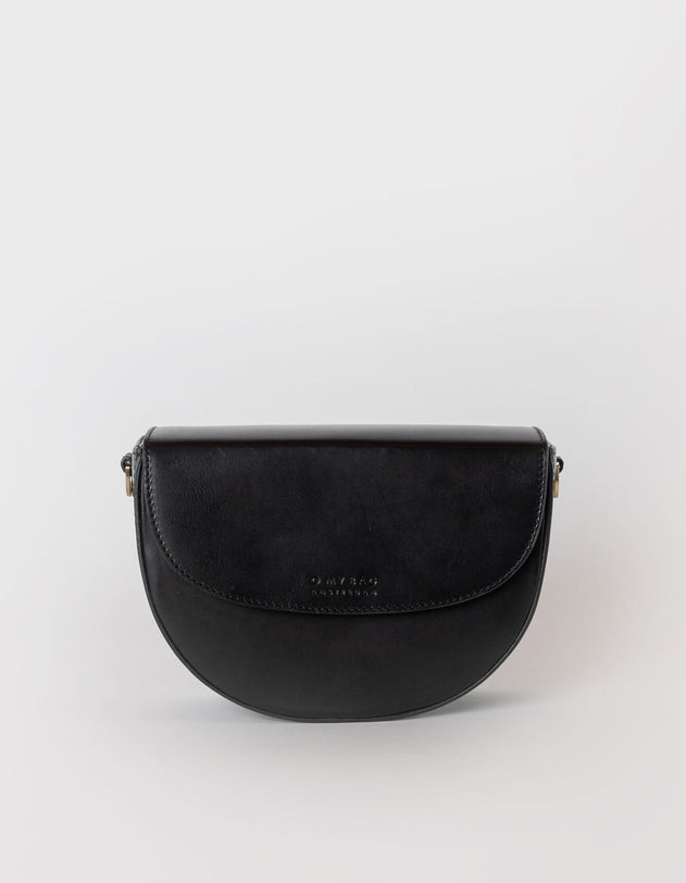 Ava Black Classic Leather Bag
