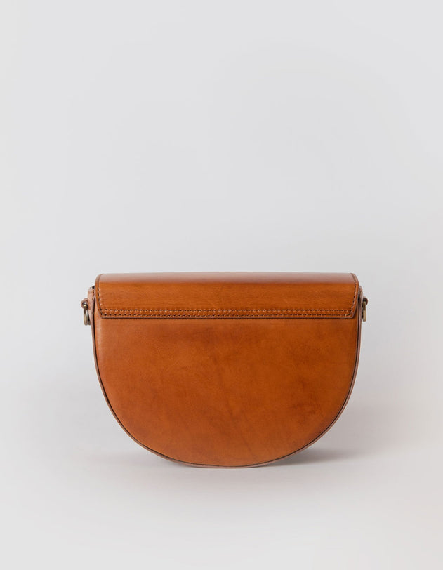 Ava Cognac Classic Leather Bag