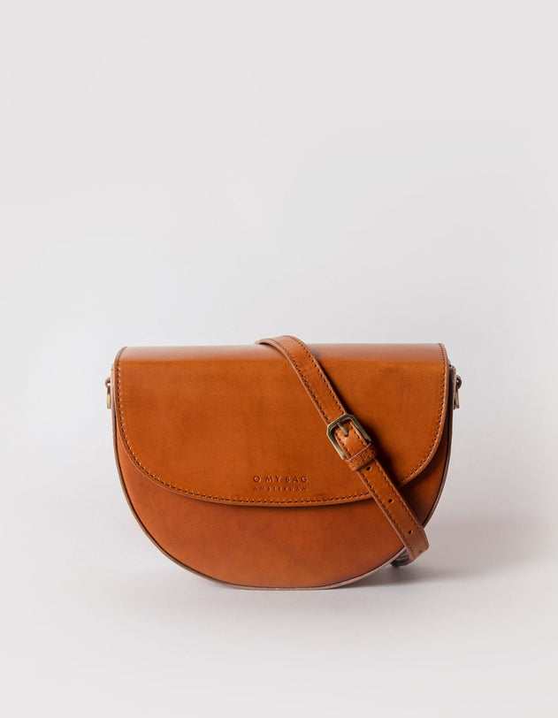 Ava Cognac Classic Leather Bag