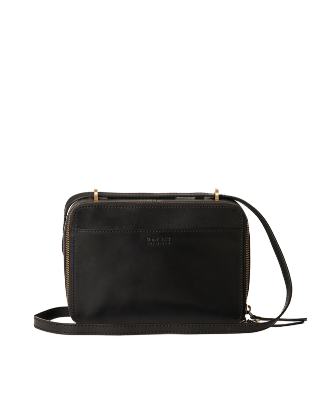 Bee's Box Bag Black Classic Leather