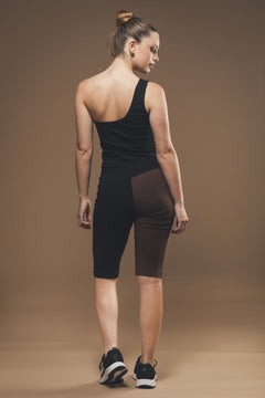 Cycling Shorts in Black and Brown