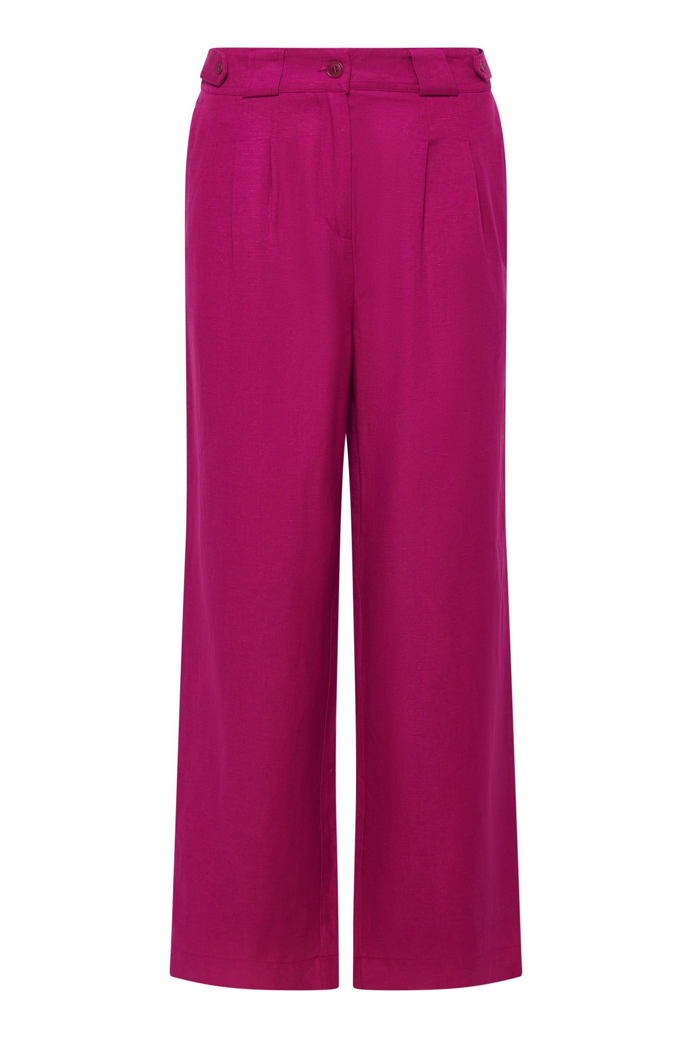 Mira Tencel Linen Trouser Fuschia Pink