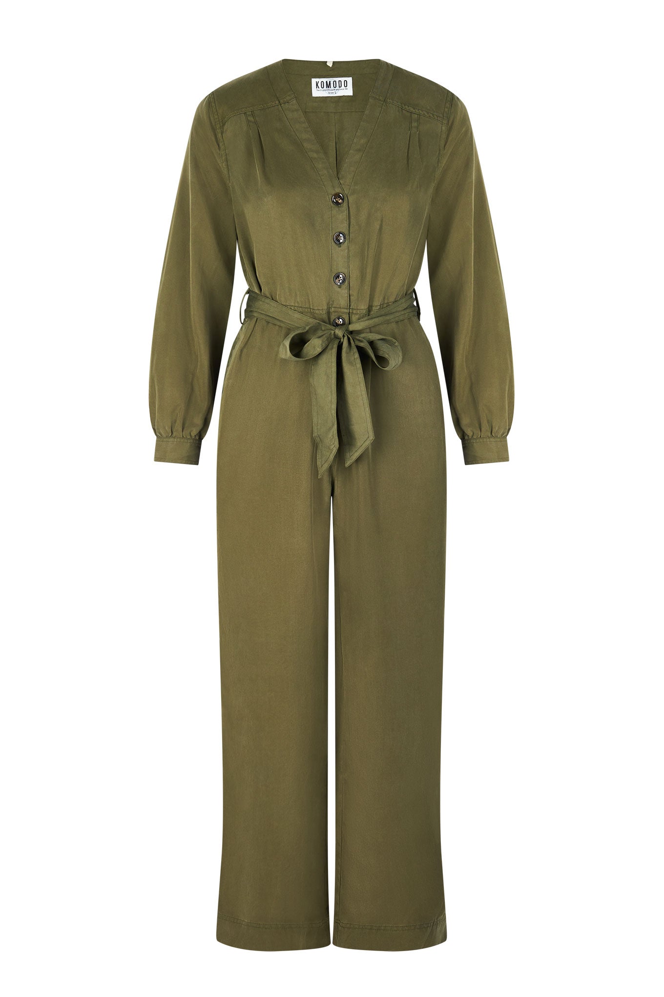 Maki Tencel Jumpsuit Khaki