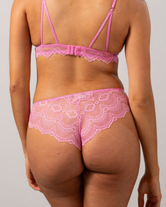 Lace Cheeky Candy Pink