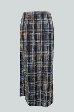 Lana High-Waisted Tweed Skirt
