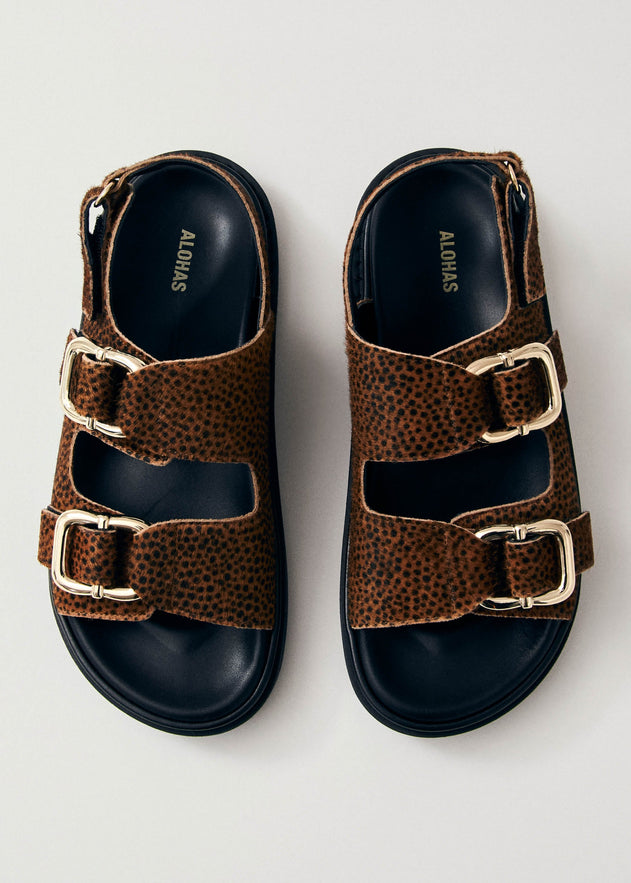 Harper Leather Sandals Soft Tan