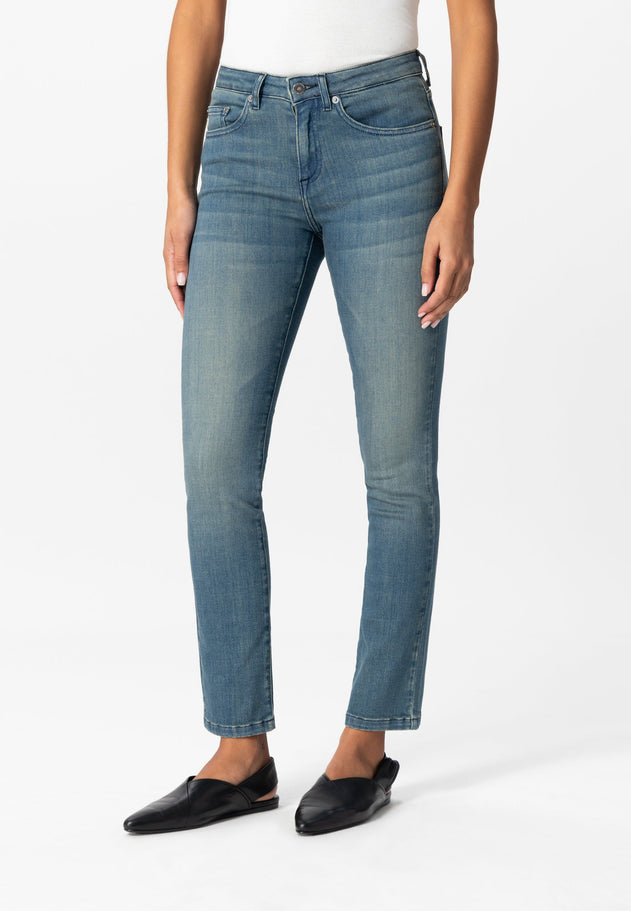 Faye Straight Jeans Medium Fade
