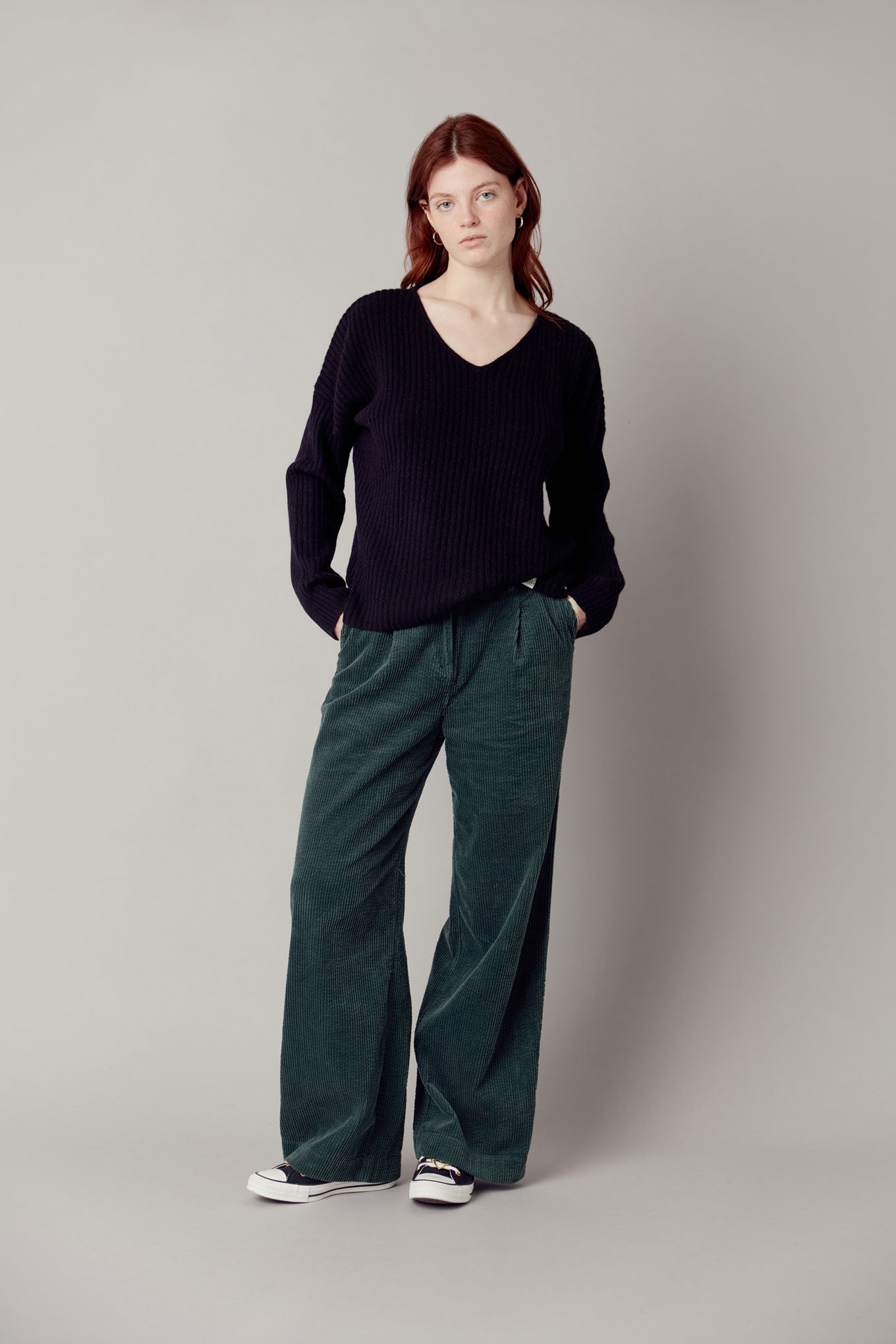 Tiger Cotton Cord Trouser Soft Ivy