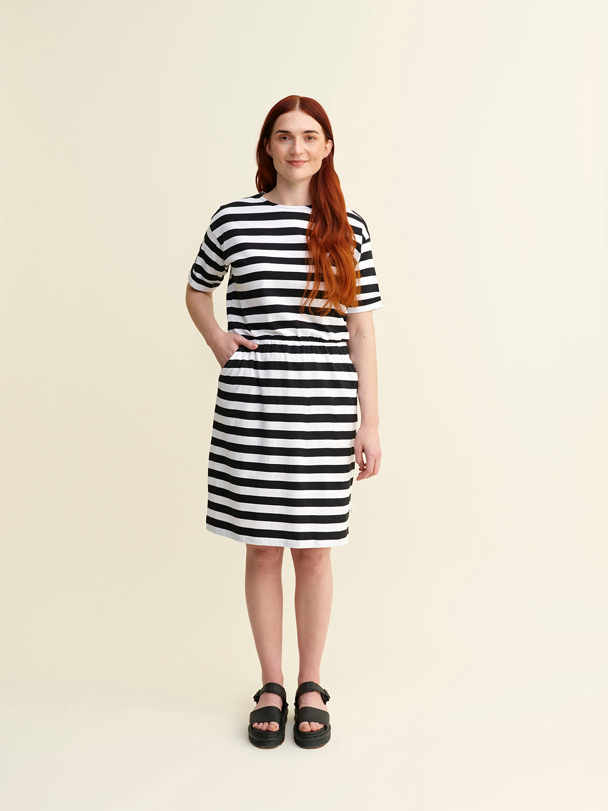Osmanki Dress Black And White