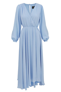 Magnolia Dress Plain Blue