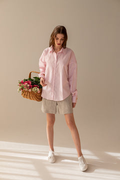 Classic Oversize Shirt Pink