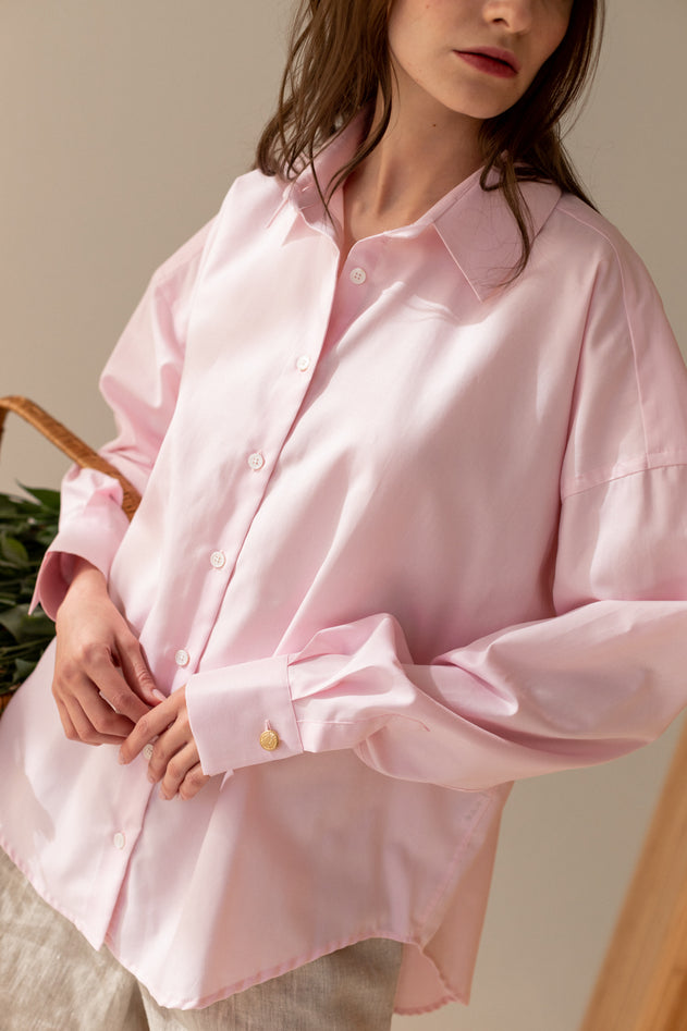 Classic Oversize Shirt Pink