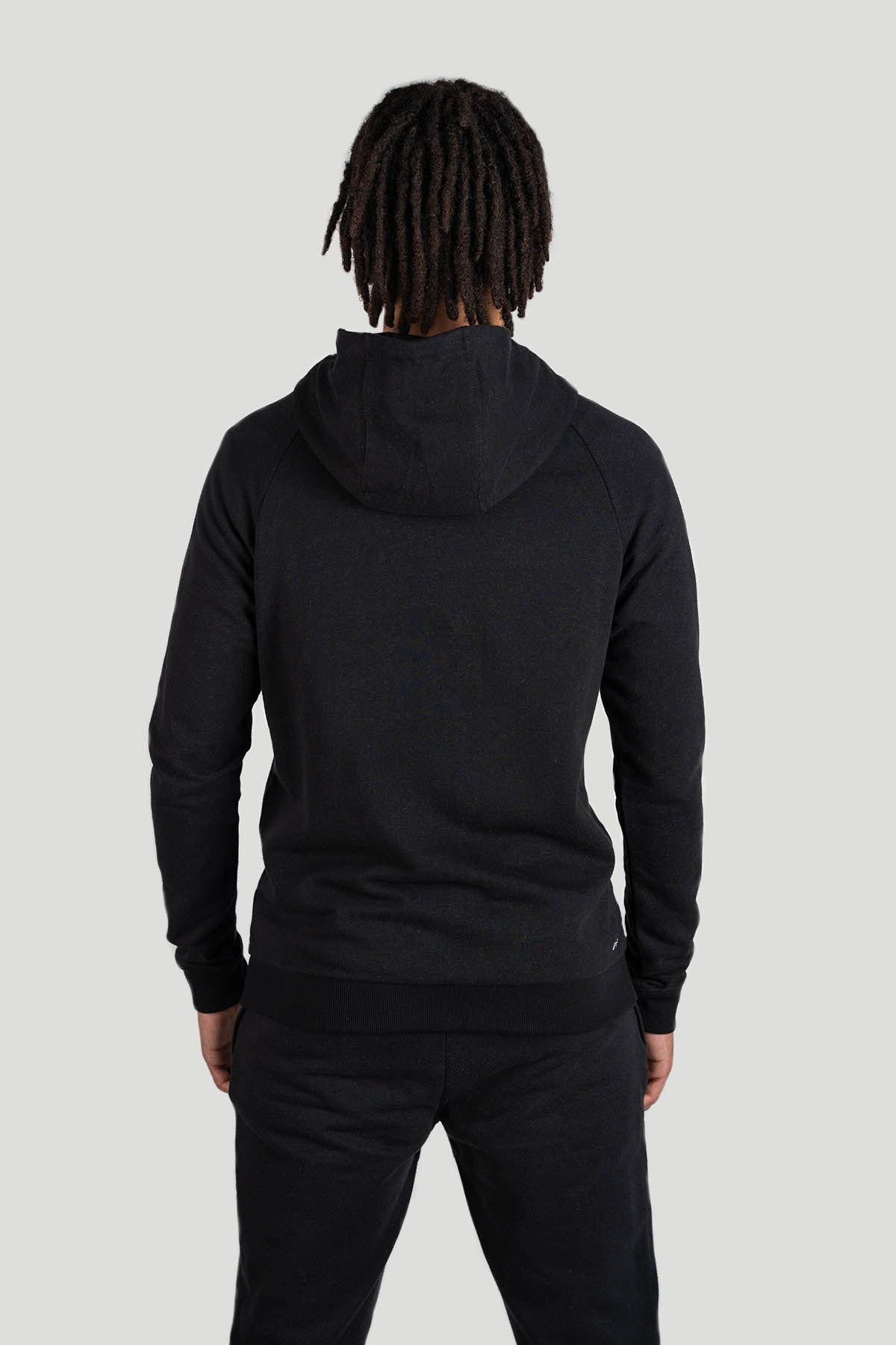 Hemp Performance Full-Zip Hoodie Black