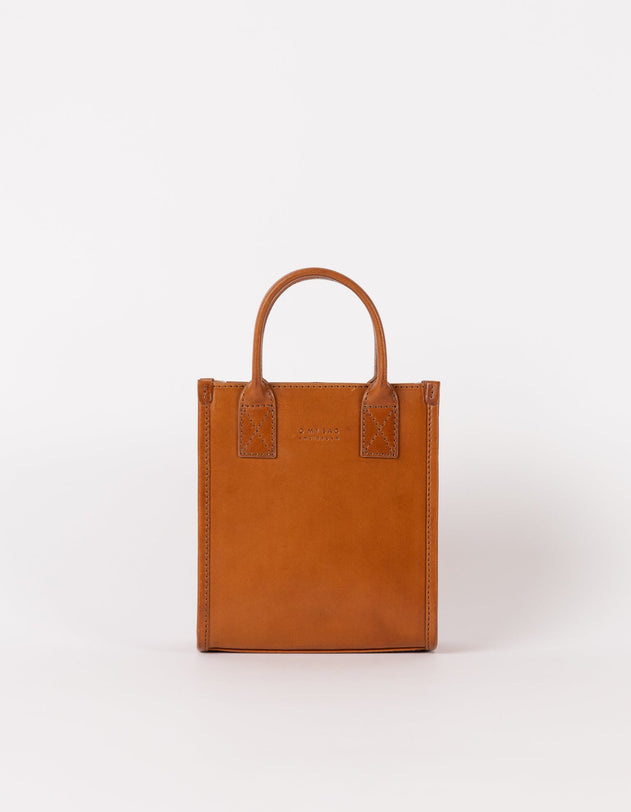 Jackie Classic Leather Mini Bag Cognac