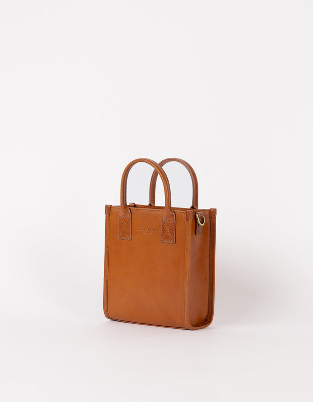 Jackie Classic Leather Mini Bag Cognac