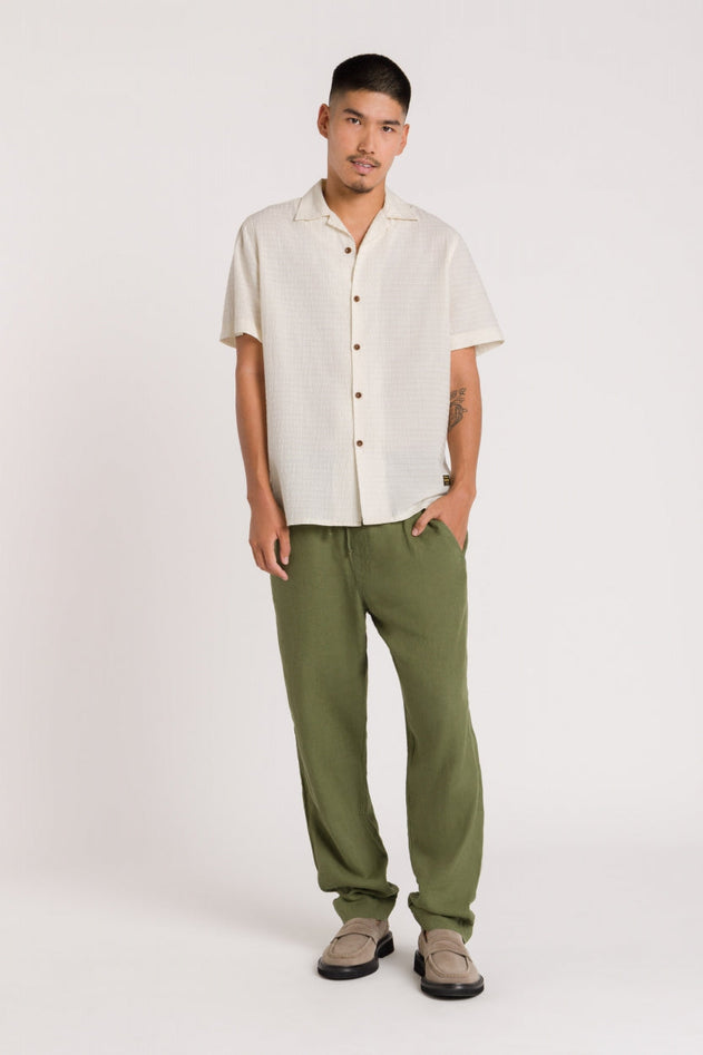 Balder Button-up T-Shirt White