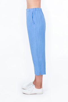 Lina Linen Pants Blue