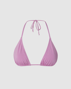 Strappy Triangle Bikini Top Lavender