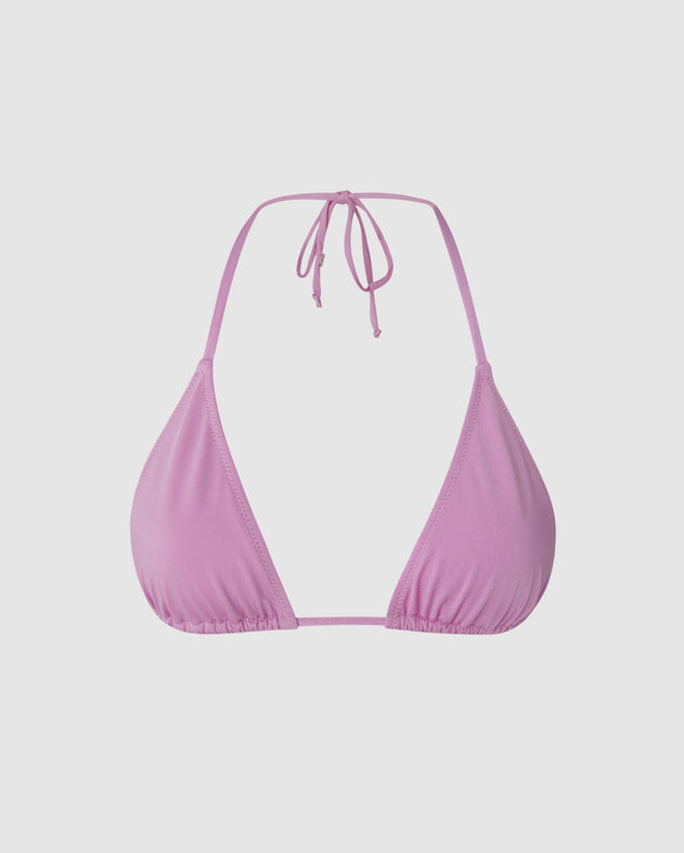 Strappy Triangle Bikini Top Lavender