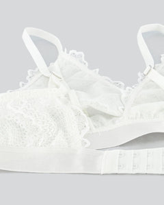 Lined Bralette Blanche