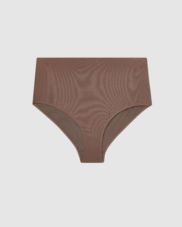 Highwaist Bikini Briefs Mauve