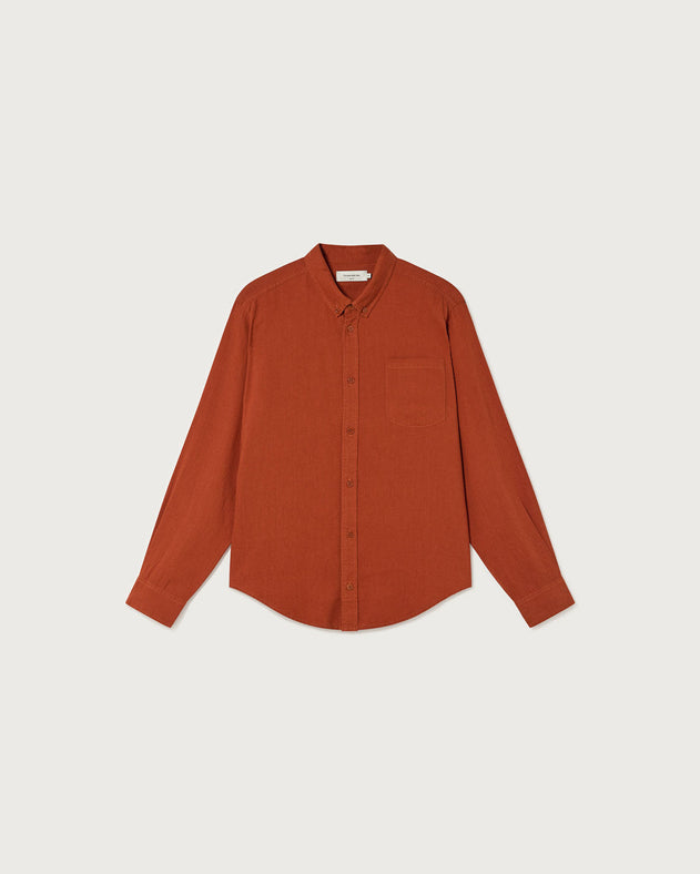 Men's Button-Up Shirt Clay Red