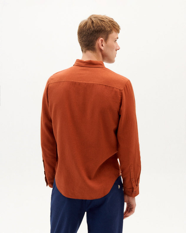 Men's Button-Up Shirt Clay Red