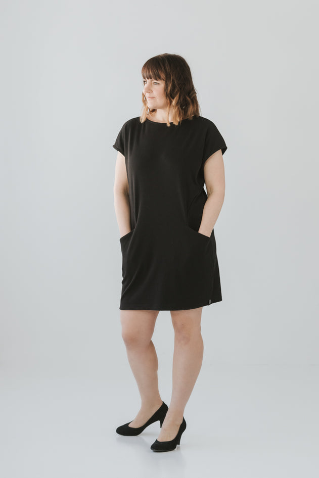 Cap Sleeve Tunic Black