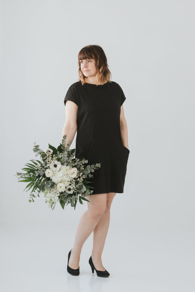 Cap Sleeve Tunic Black