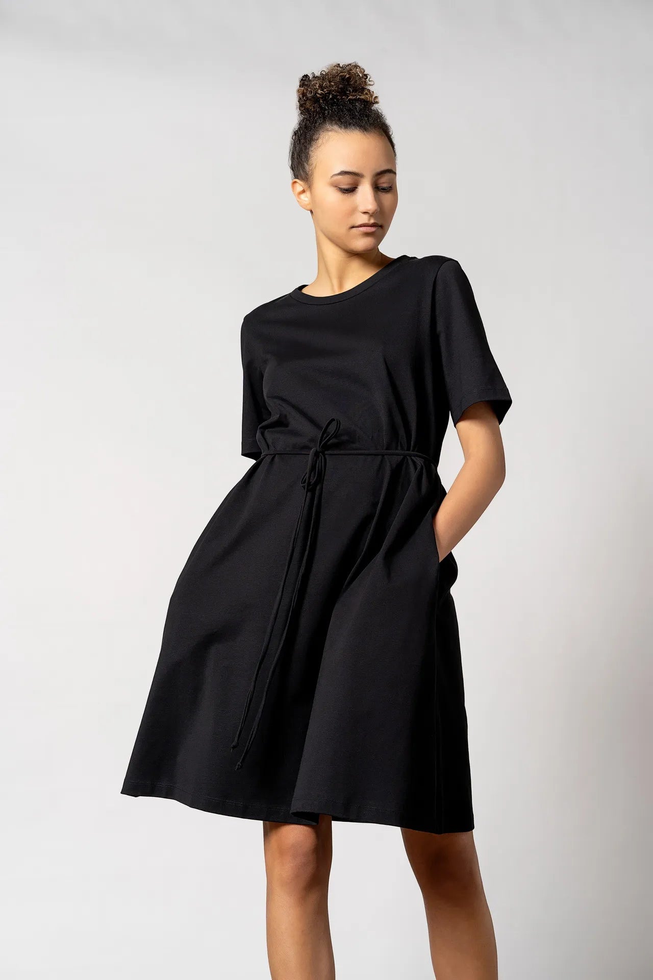 Ofelia Organic Cotton Dress Black –