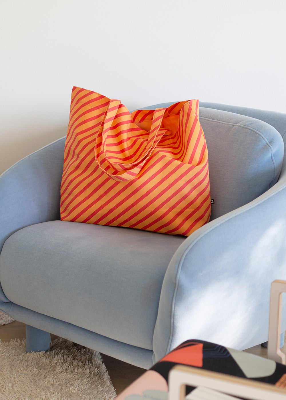 Beach Bag Cantaloupe/Red