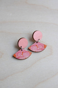 Pikku-Viuhka Earrings Valokas Pink