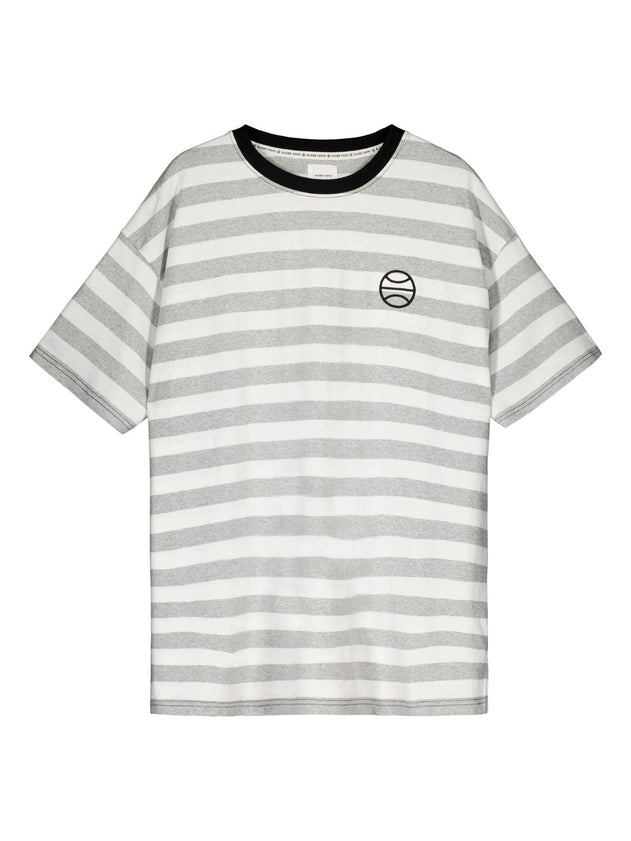 Rehja T-Shirt Grey & White Striped